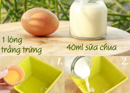 Cách làm mặt nạ đắp ngực từ trứng gà và sữa chua