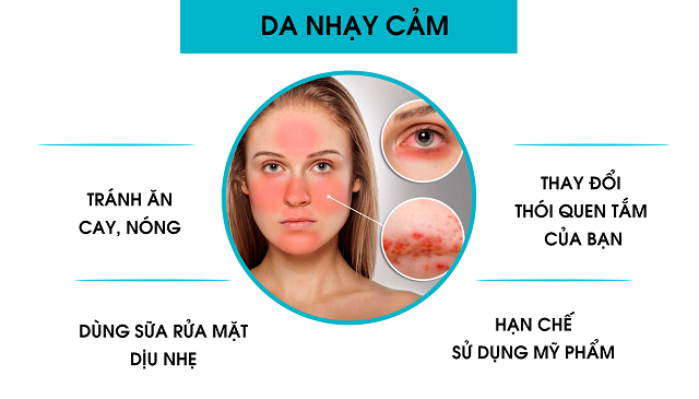 Cách chăm sóc da nhạy cảm không kích ứng hàng ngày